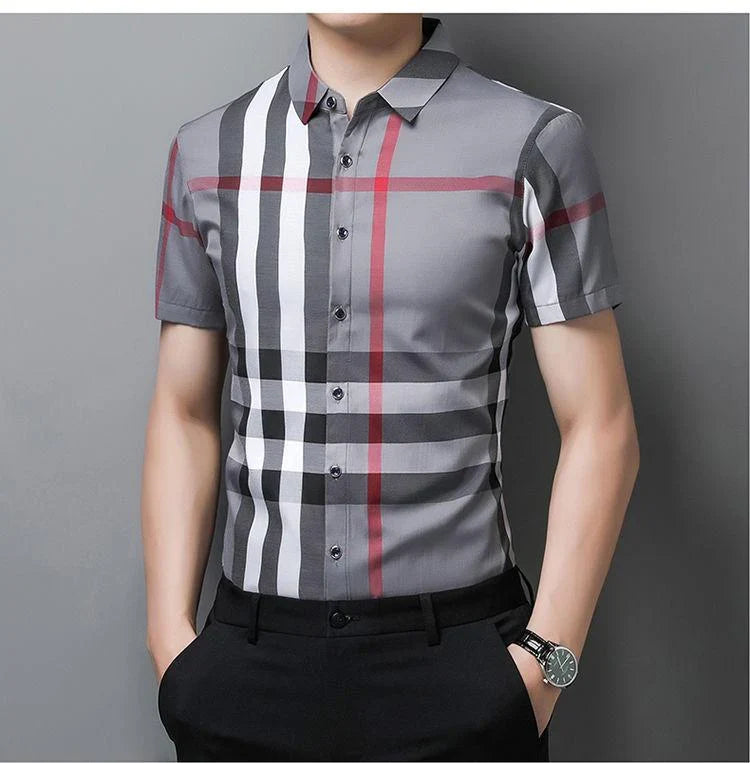New Men's Business Casual Polo Shirt 1024050702