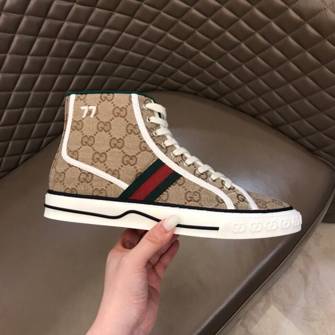 Tennis 1977 High Top Sneaker Brown