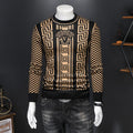 New Men's Round Neck Sweater Thick Wool Sweater 1023122510