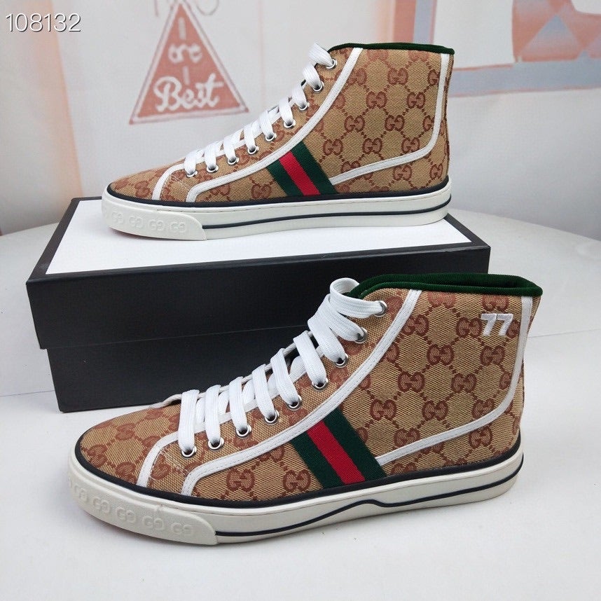 Tennis 1977 High Top Sneaker Brown