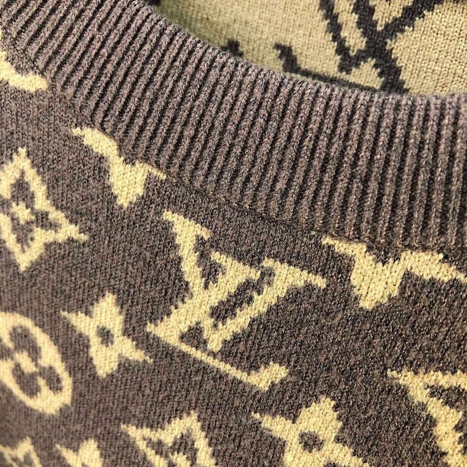2022 New High Quality V logo Men Warm Sweater