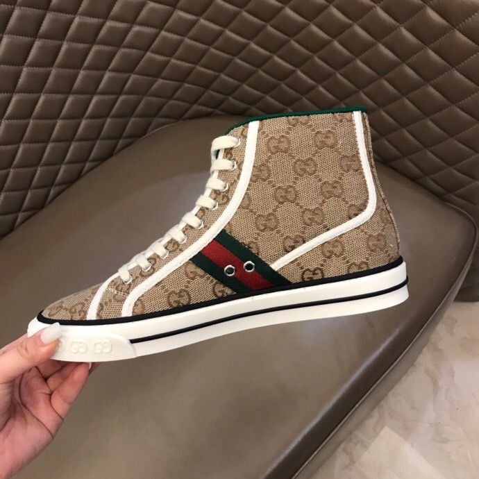 Tennis 1977 High Top Sneaker Brown