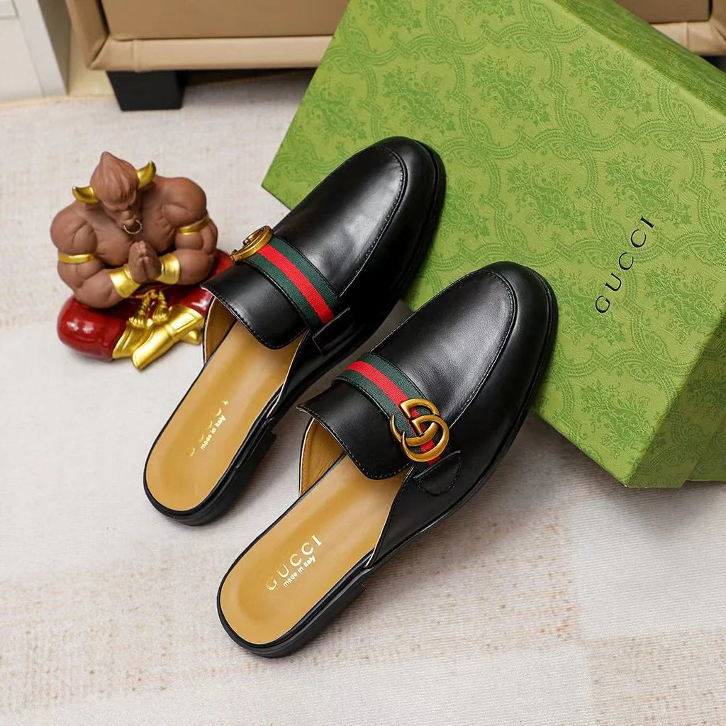 Men's Casual Leather Shoes Leather Slippers 1025031305