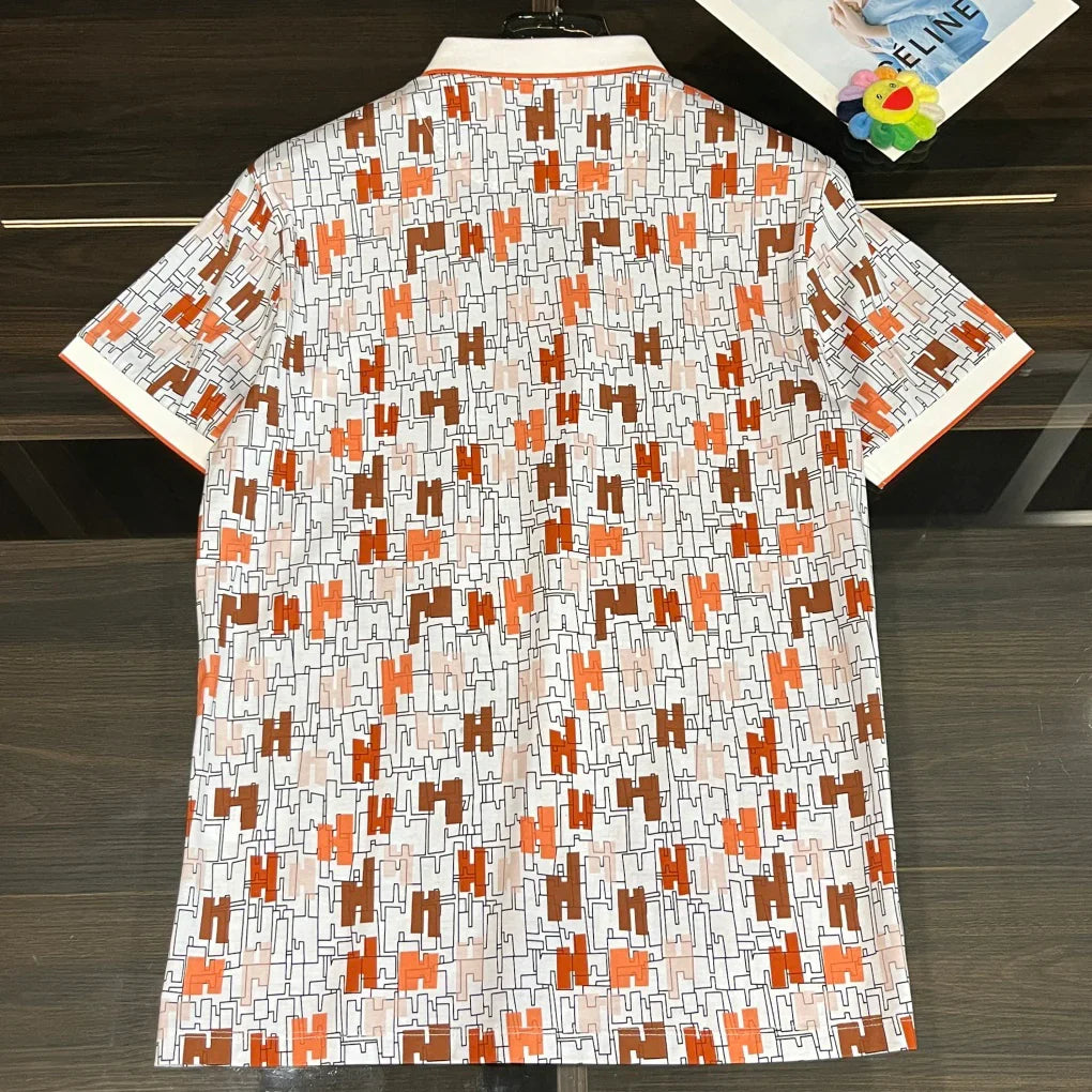 New collar boutique short sleeved t-shirt 3D-1025032108