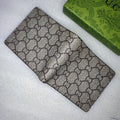 Men's pure leather fold wallet, imported cowhide embossed feel level one. PD0425010801