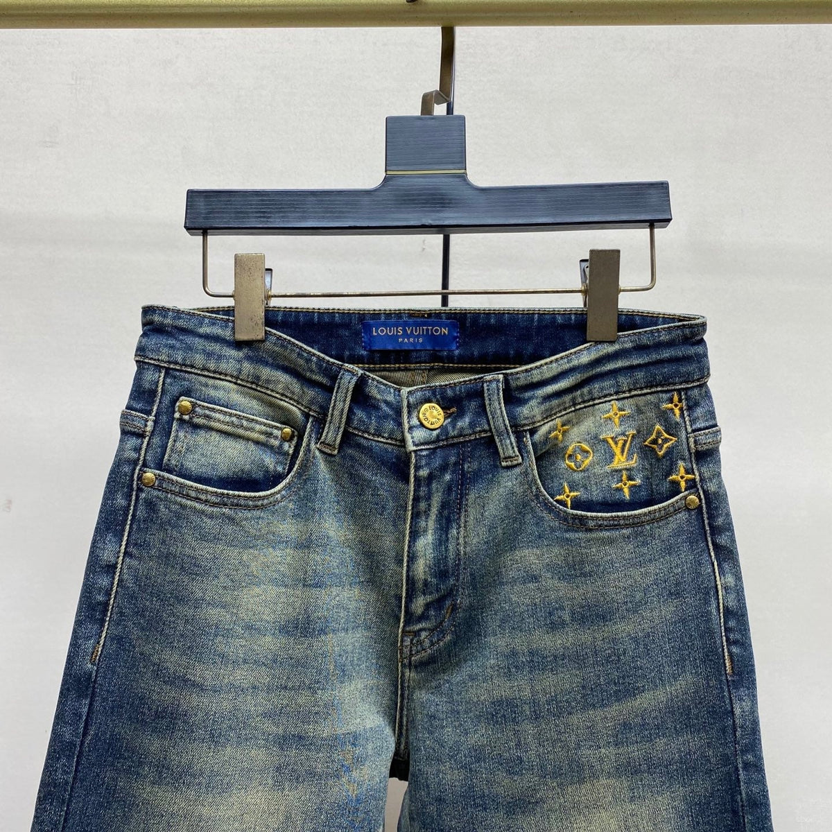 High-End Men’s Fitted Straight-Leg Jeans BS1026071503