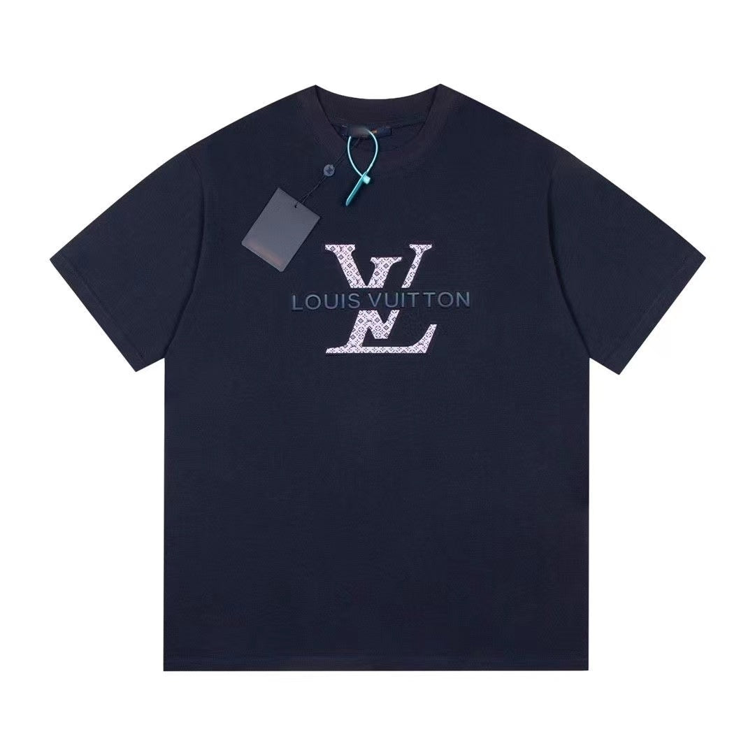 Spring and summer new letter classic round neck printed short-sleeved T-shirt loose 1209023