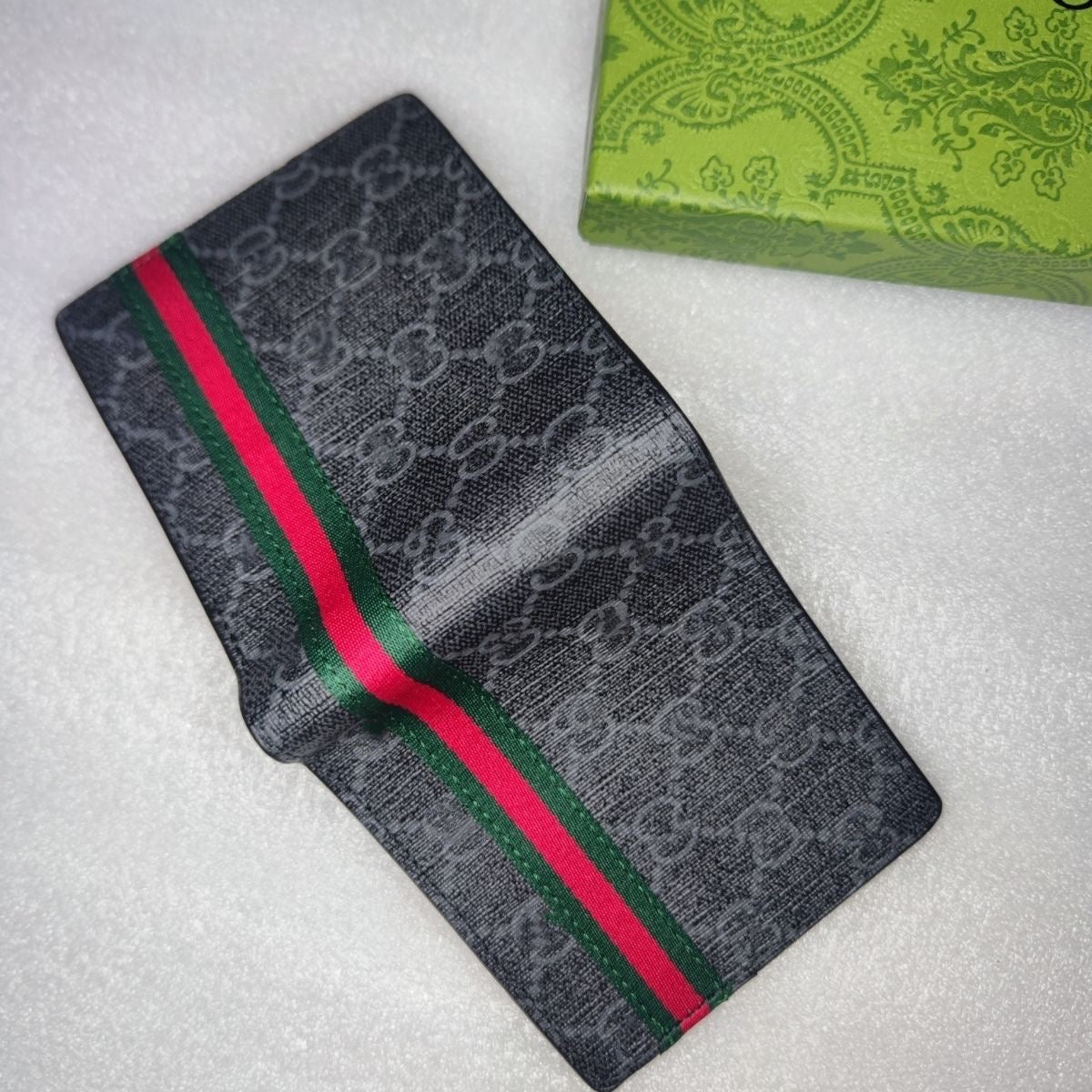 Men's pure leather fold wallet, imported cowhide embossed feel level one. PD0425010801