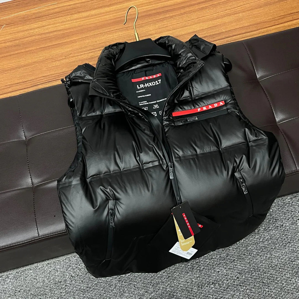Men's New Hooded Down Vest 1025103002