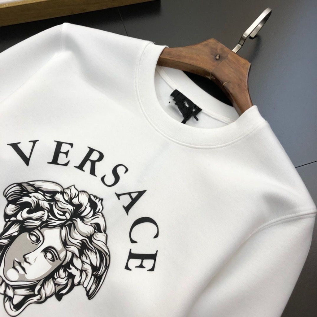 Vs Logo 24Ss New Fashion Round Neck Sweatshirt fb0424082902
