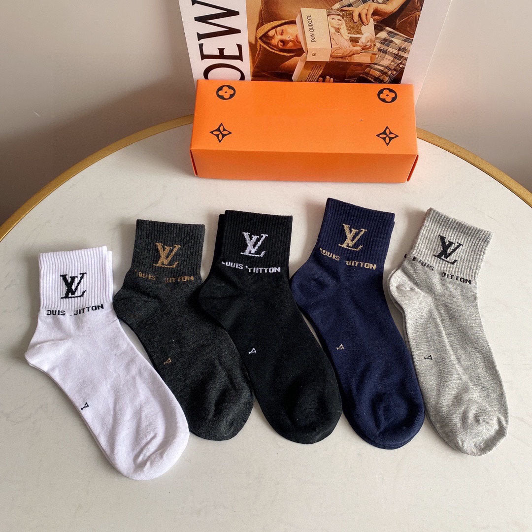 New Alphabet Fashion Socks Set S02