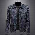 3D-Fashion Printed Denim Jacket 3D-1023080305