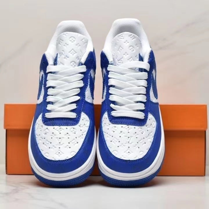 V& Jointly Signed Sneakers Blue and White