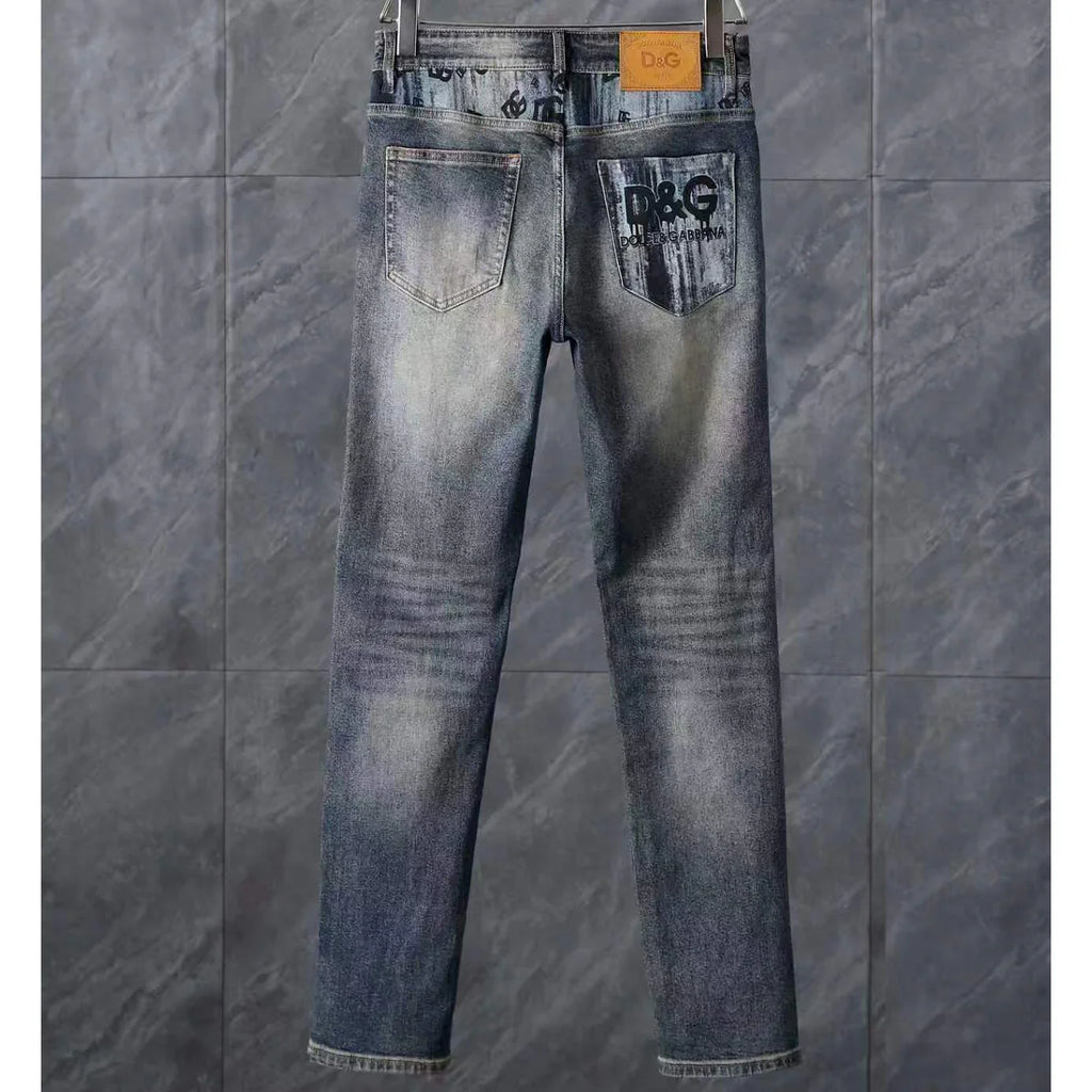 Men's Fashion Slim-Fit Straight-Leg Jeans 1026062902