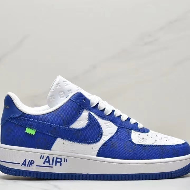 V& Jointly Signed Sneakers Blue and White