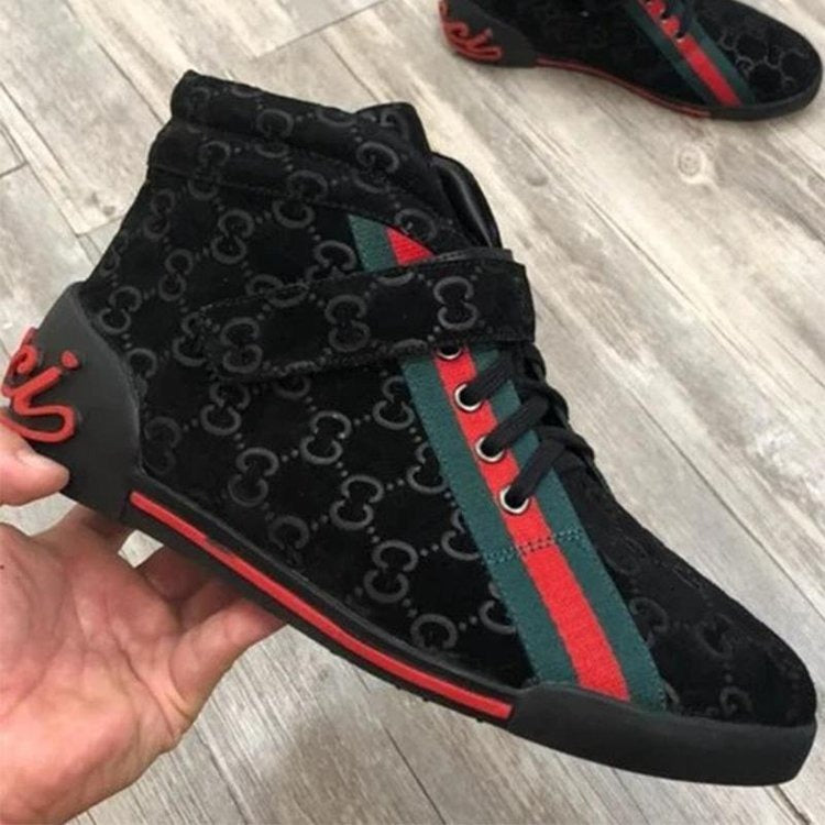 Men Trend  Handmade High-Top Shoes