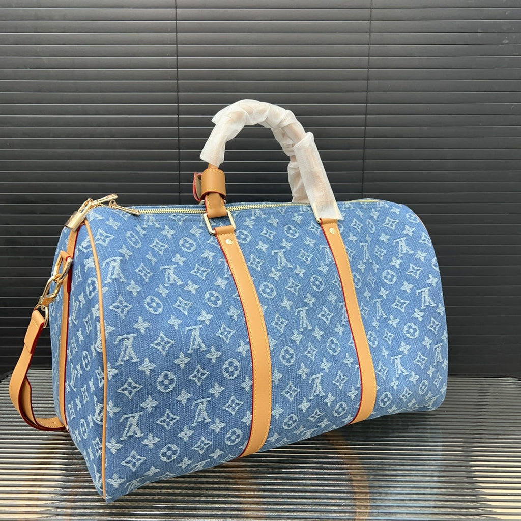 25 New Denim Co-branded keepall crossbody travel bag 0425040919