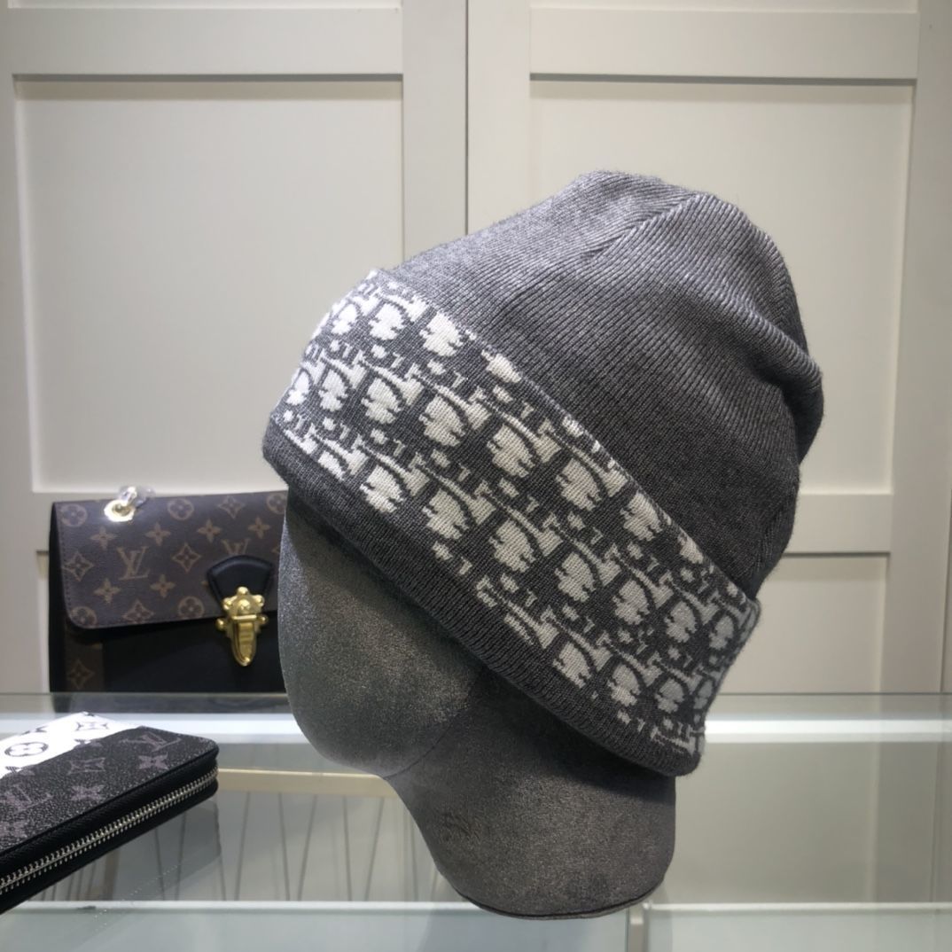 Hat men's autumn and winter knitted hat line cotton hat cold-proof wool hat cycling winter hat men