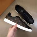 casual print lace-up sneakers