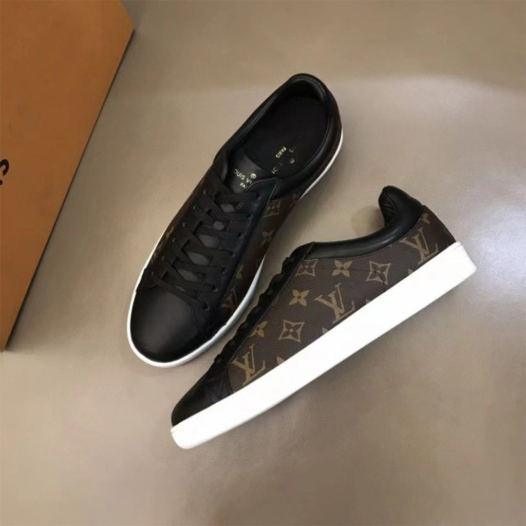 casual print lace-up sneakers