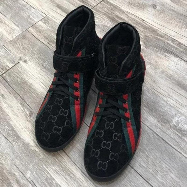 Men Trend  Handmade High-Top Shoes