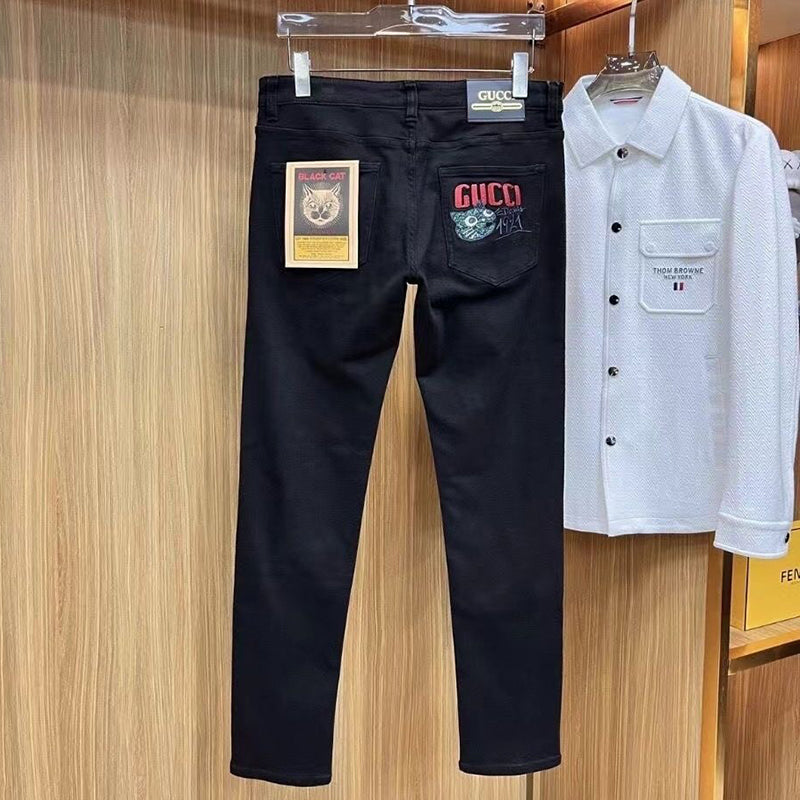 Fashion Slim Fit Men's Jeans PD1023101614