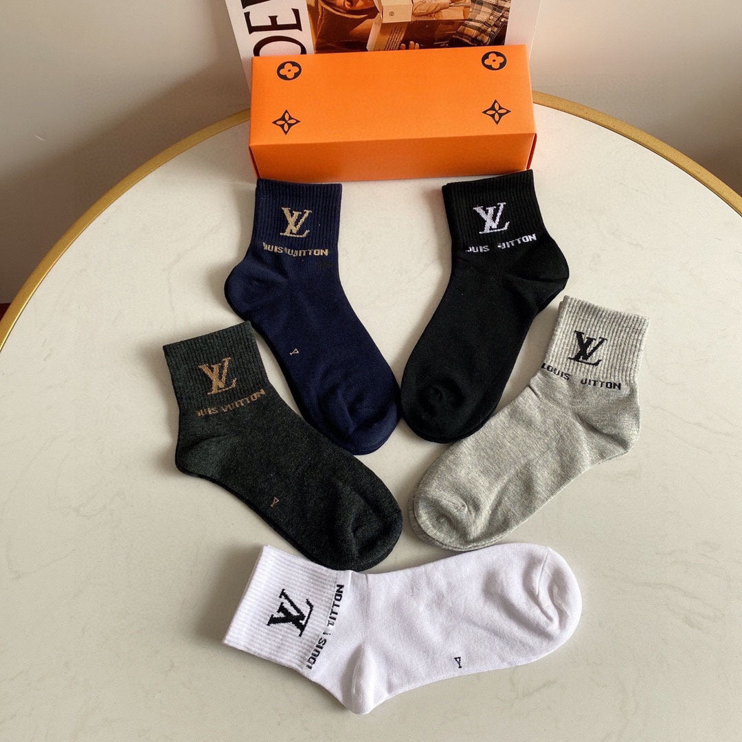 New Alphabet Fashion Socks Set S02