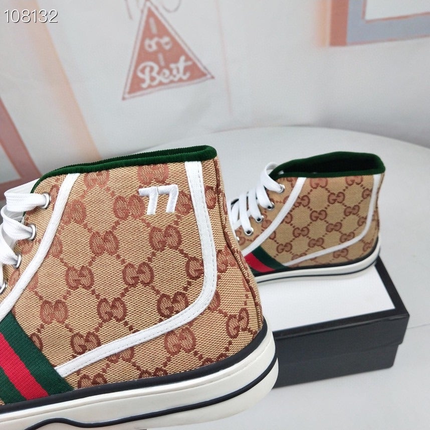 Tennis 1977 High Top Sneaker Brown