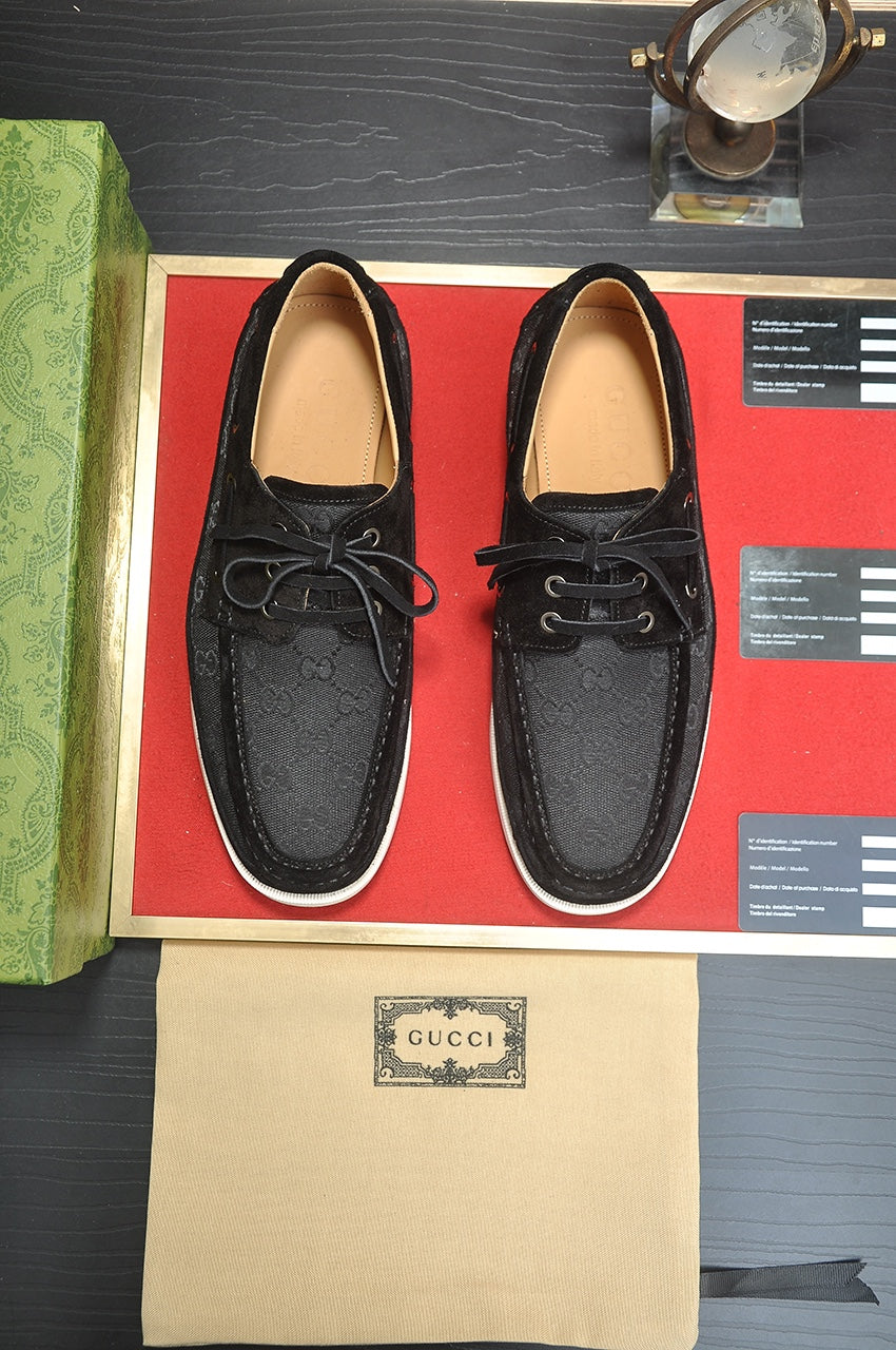 24 New Luxury G Lace-up Casual Boat Shoes Derby Shoes 0424082601