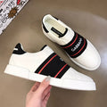 New genuine leather breathable men's sports shoes