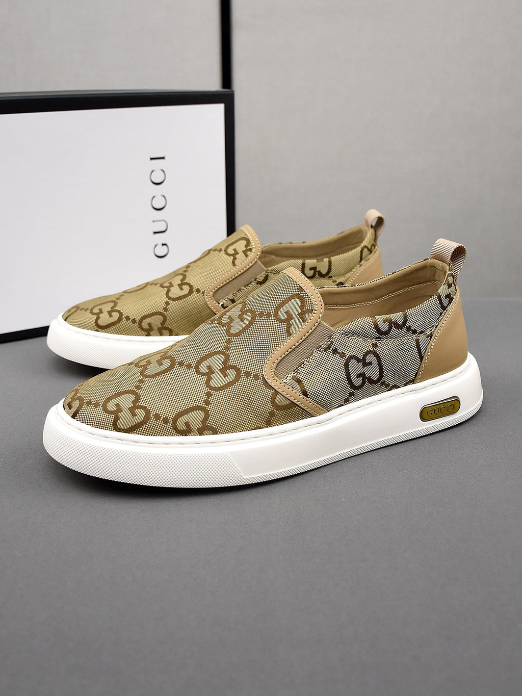 New Classic G Logo Canvas Casual Fashion Slip-on Shoes XC0424040801