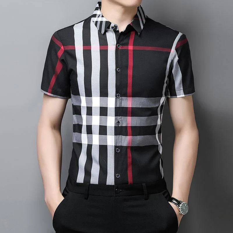 New Men's Business Casual Polo Shirt 1024050702