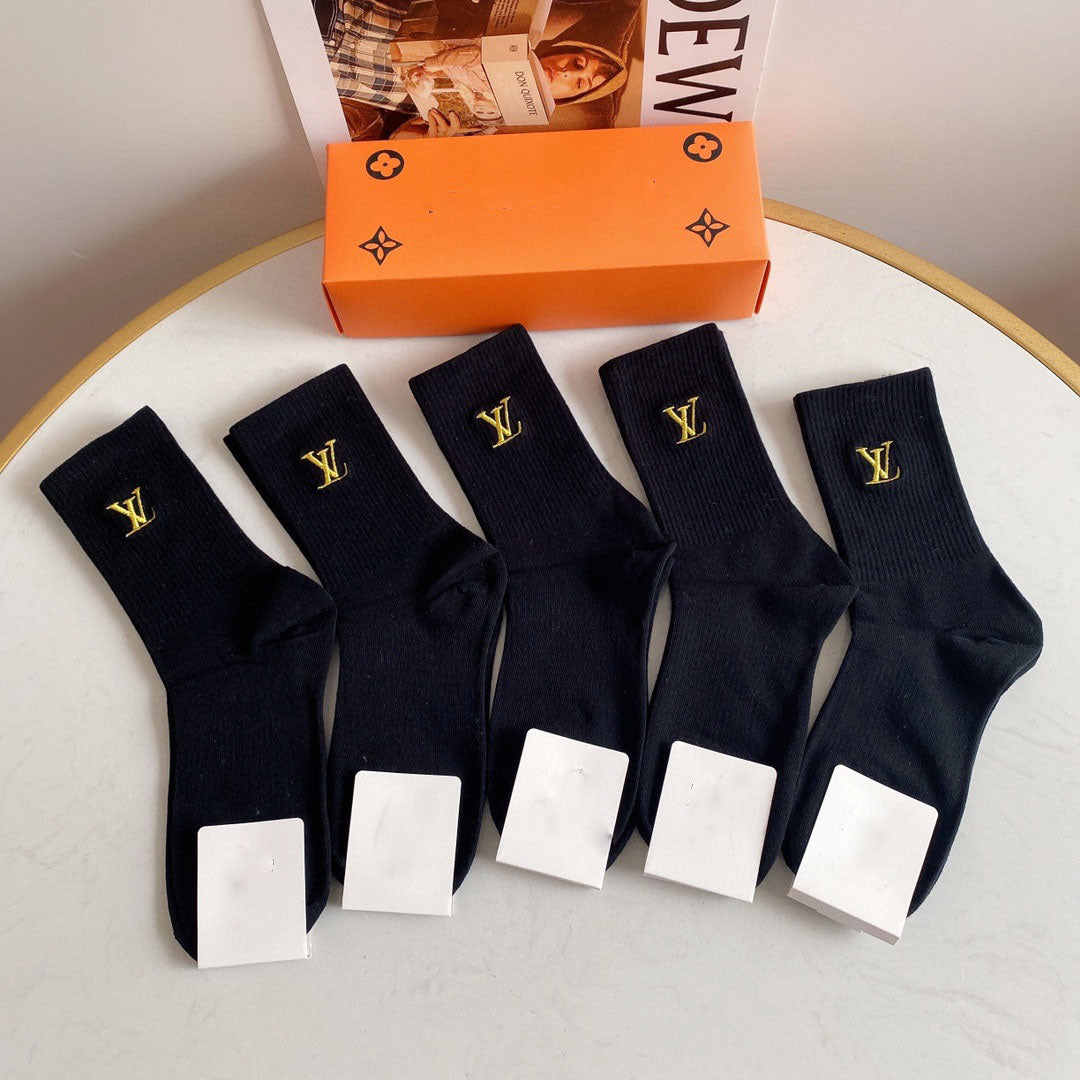 New Alphabet Fashion Socks Set S03