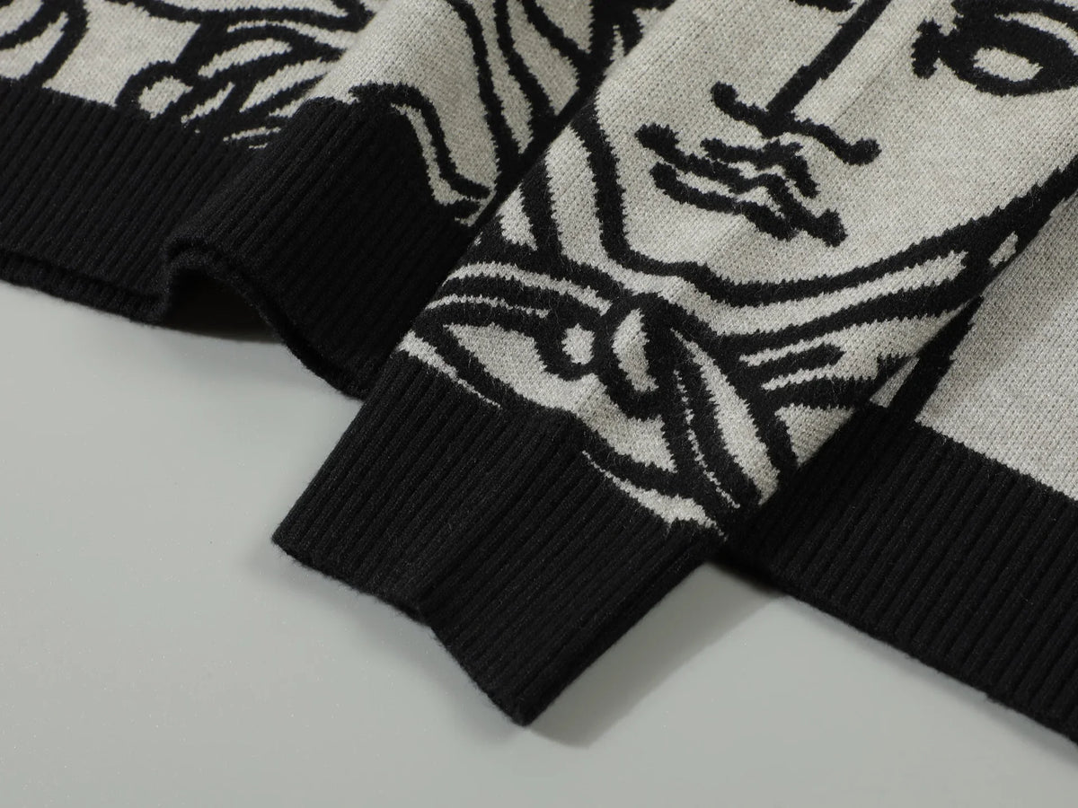Classic Crew Neck Wool Sweater 1025101717