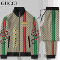 Premium Stand Collar Jacket & Pants Set 3D1025102815