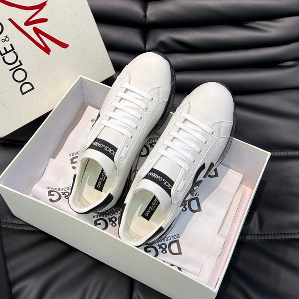 New genuine leather breathable men's sports shoes
