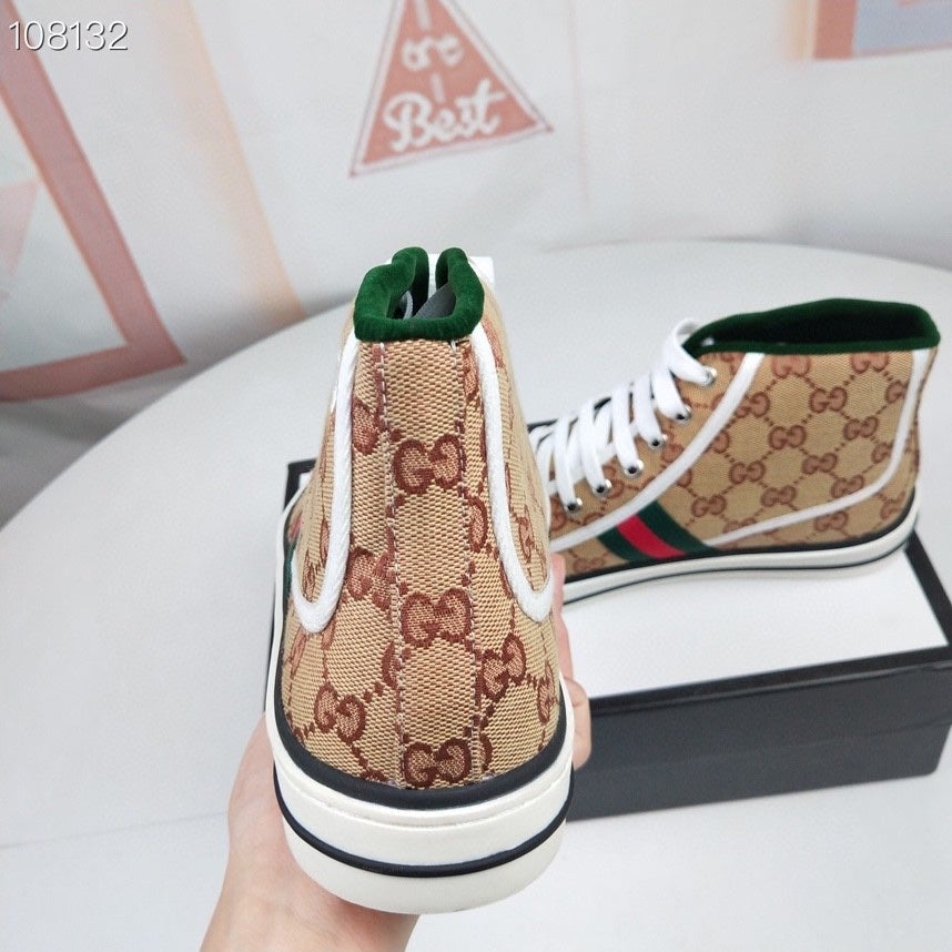 Tennis 1977 High Top Sneaker Brown