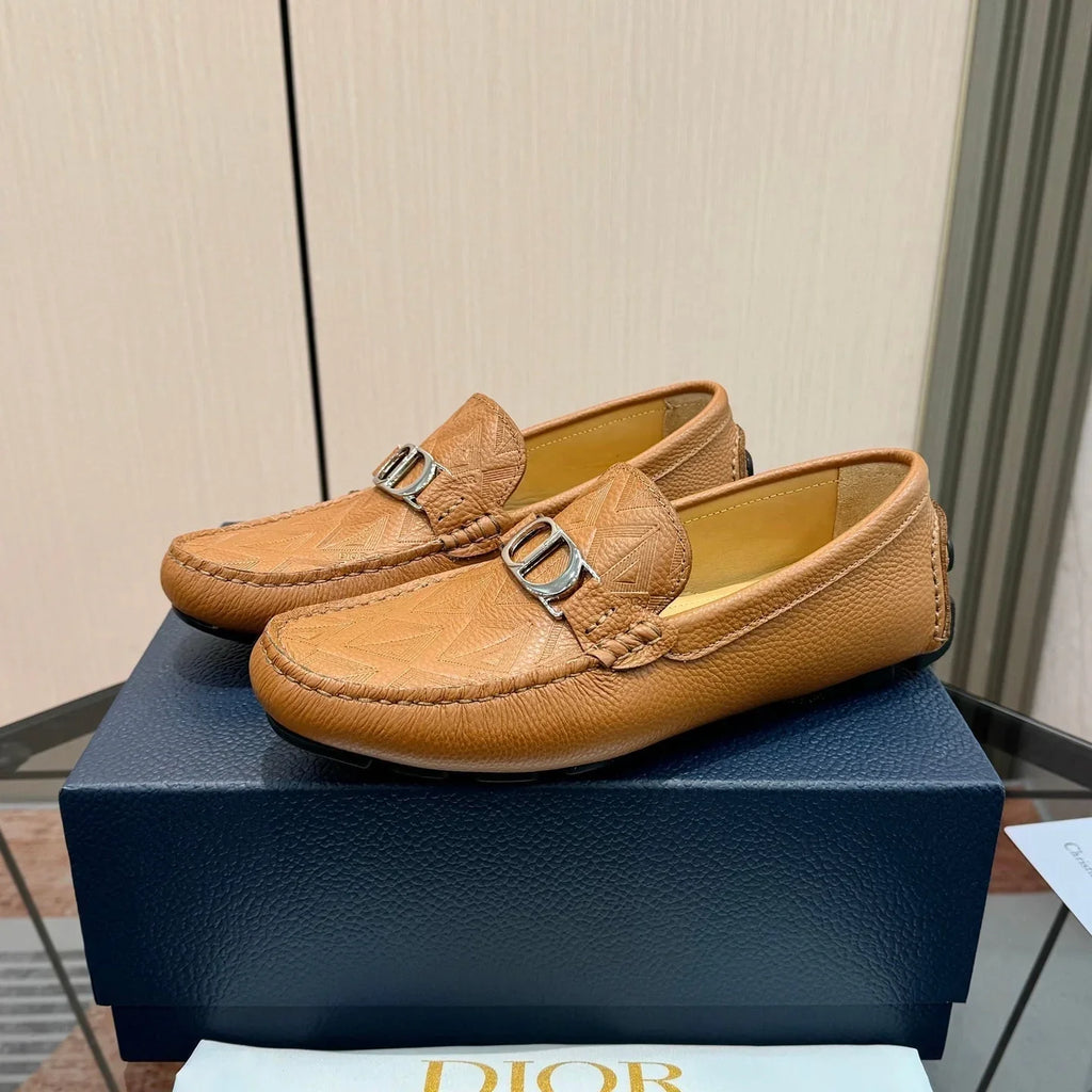 CD Odéon Men’s Loafer Tan Brown Grain Cowhide 664118