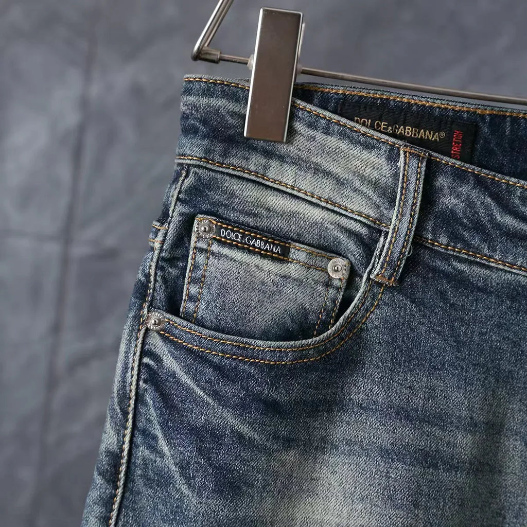 Men's Fashion Slim-Fit Straight-Leg Jeans 1026062902